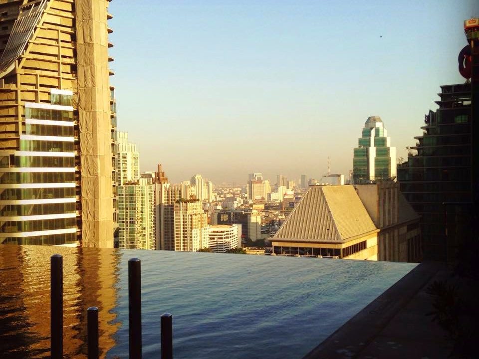 View from the Okura Prestige hotel in Bangkok, Thailand