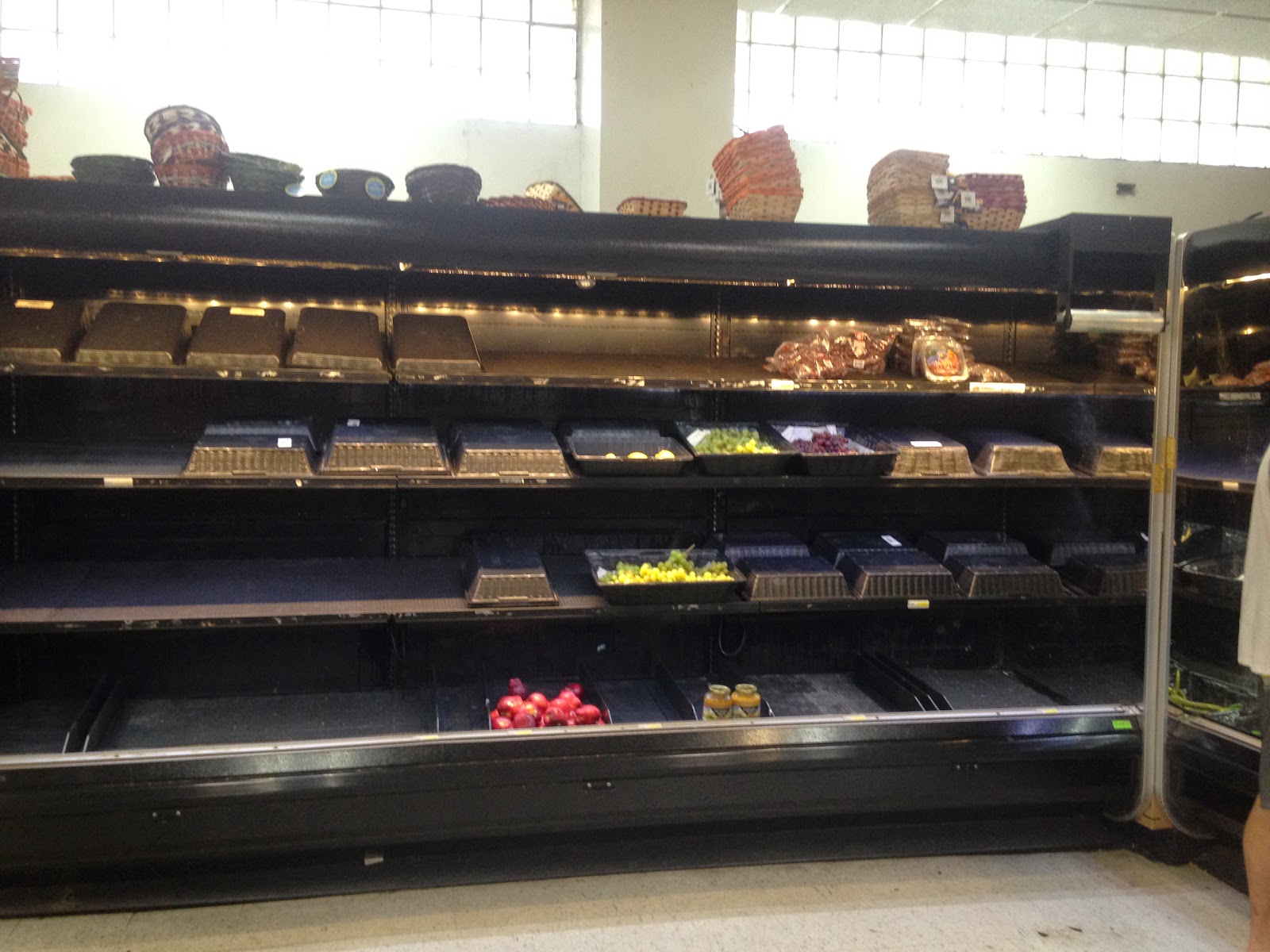 The produce section at Surangels, Palau