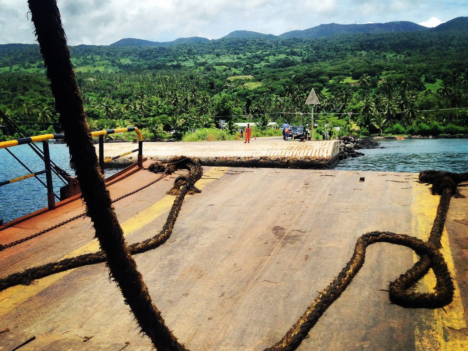 Port at Taveuni, Fiji