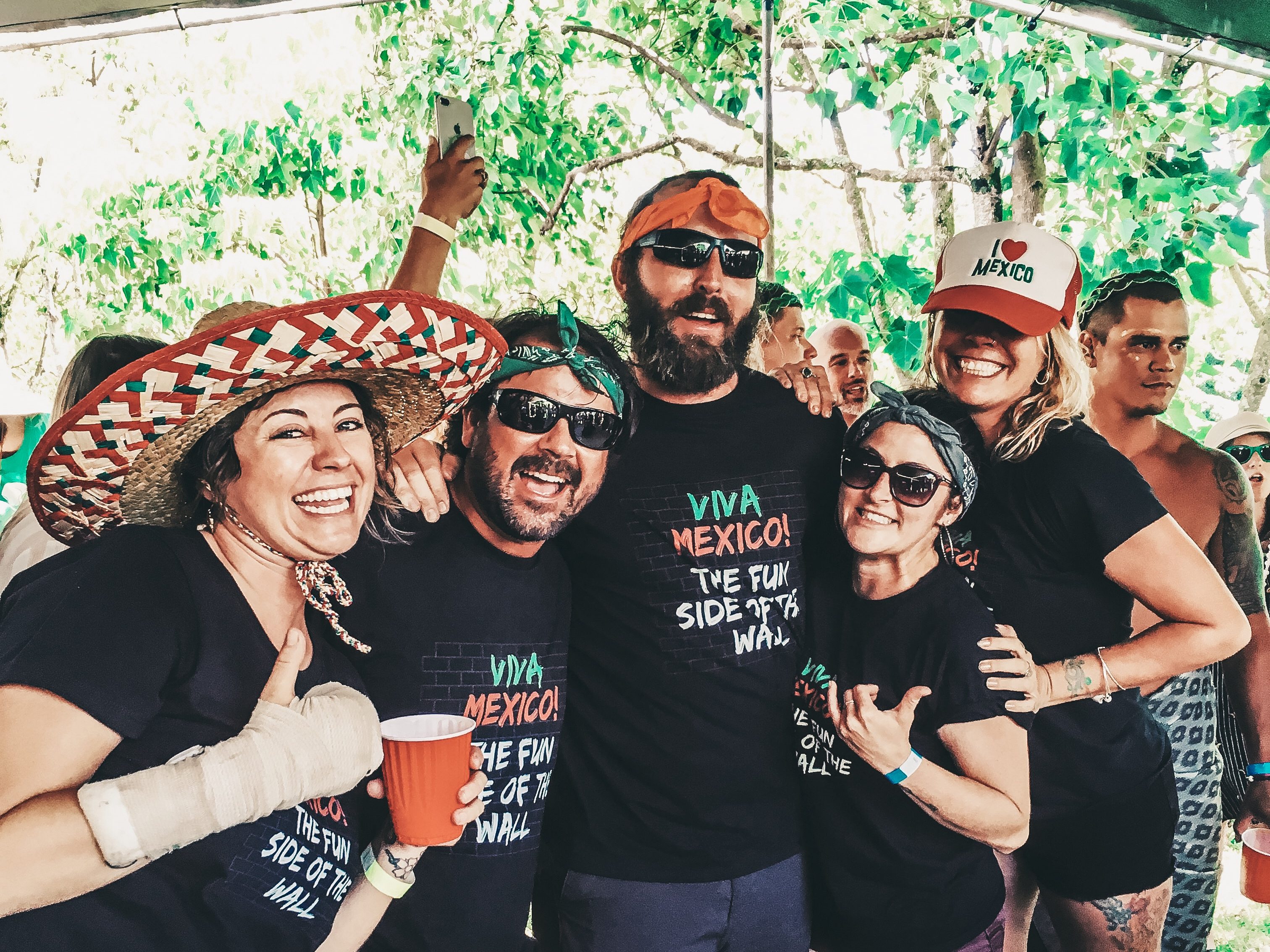 Team Mexico at the Maui Beer Olympics, 2019.