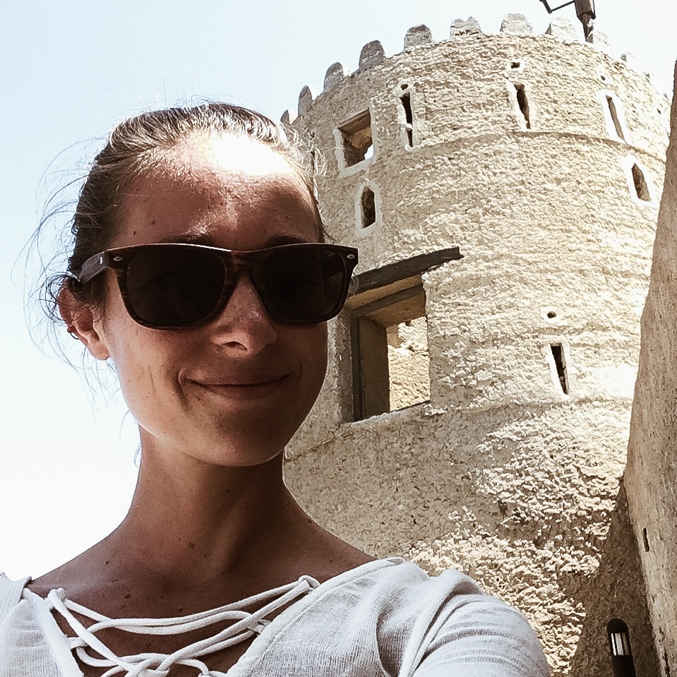 Selfie at Muttrah Fort, Oman 