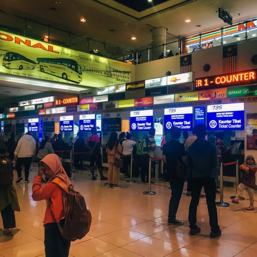 Check In Desks at TBS