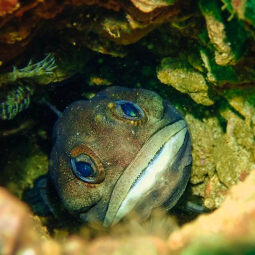 Birdled Jawfish (Opistognathus nigromarginatus)