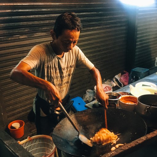My favorite char kway teow chef