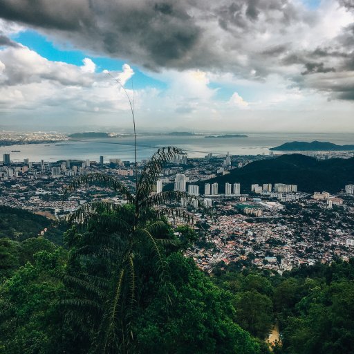 View from the top of Penang Hill