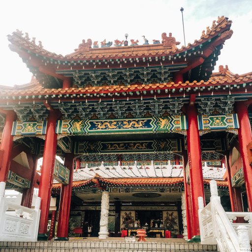 The main temple area of Thean Hou Temple