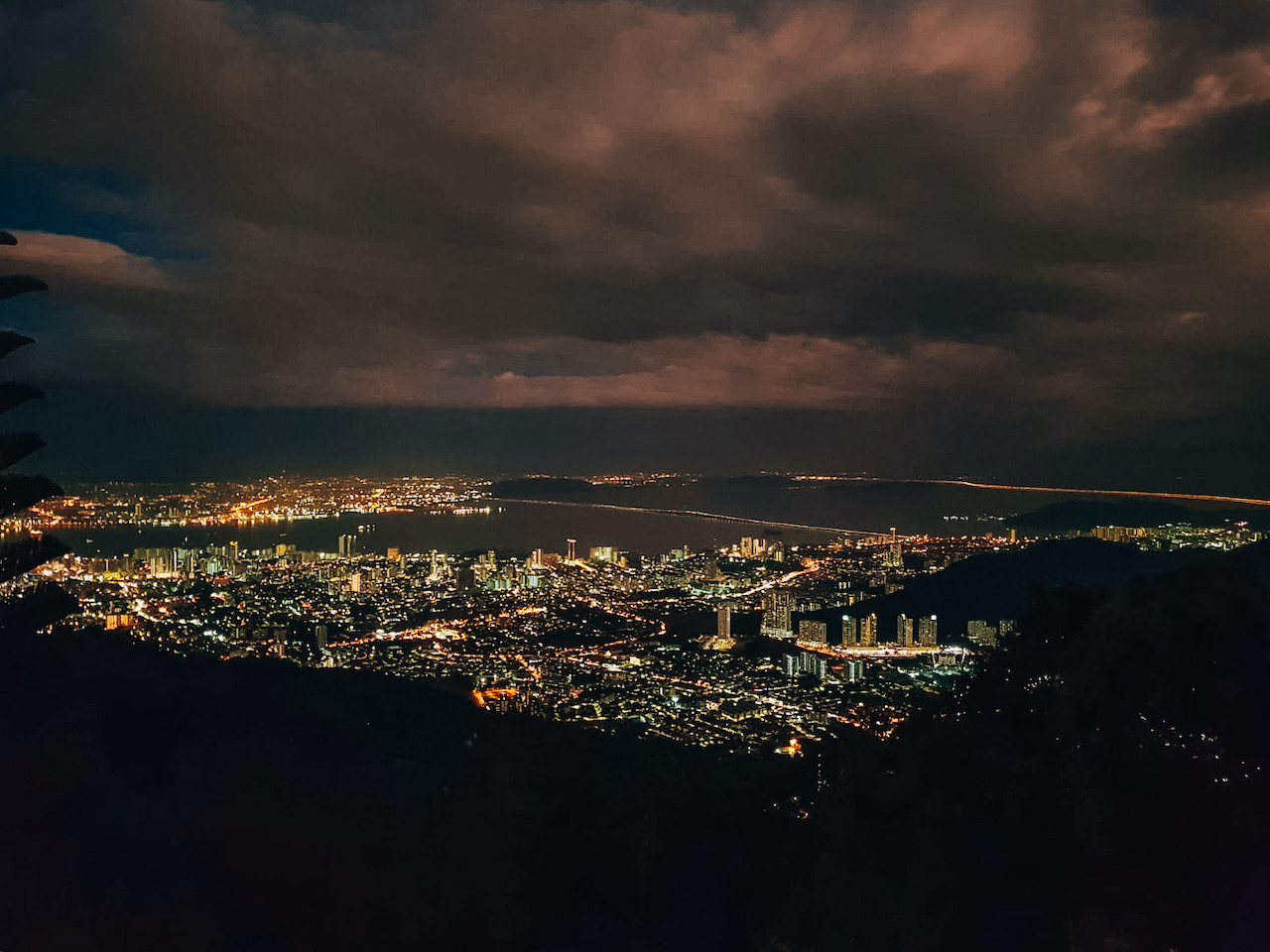 Nighttime view of Penang