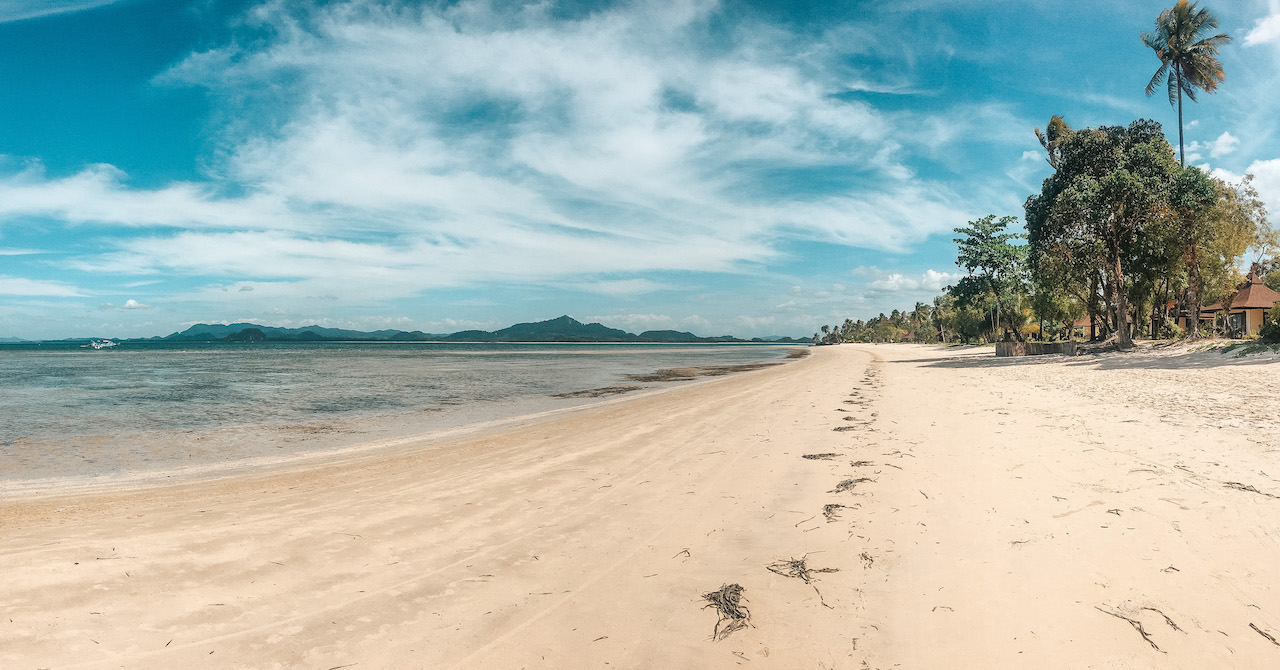 Sivalai Beach to the left