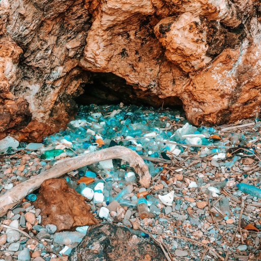 Plastic trash, Koh Kradan