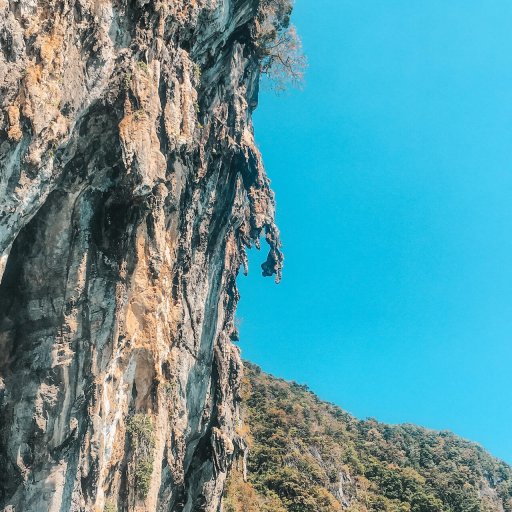 intriguing cliff formations