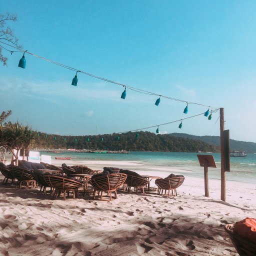 "That table at the beach in Cambodia"